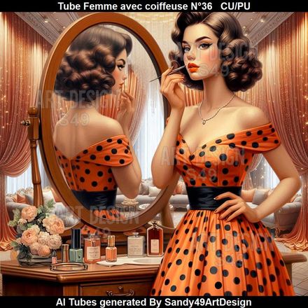 SAD - Tube Femme avec coiffeuse N°36
