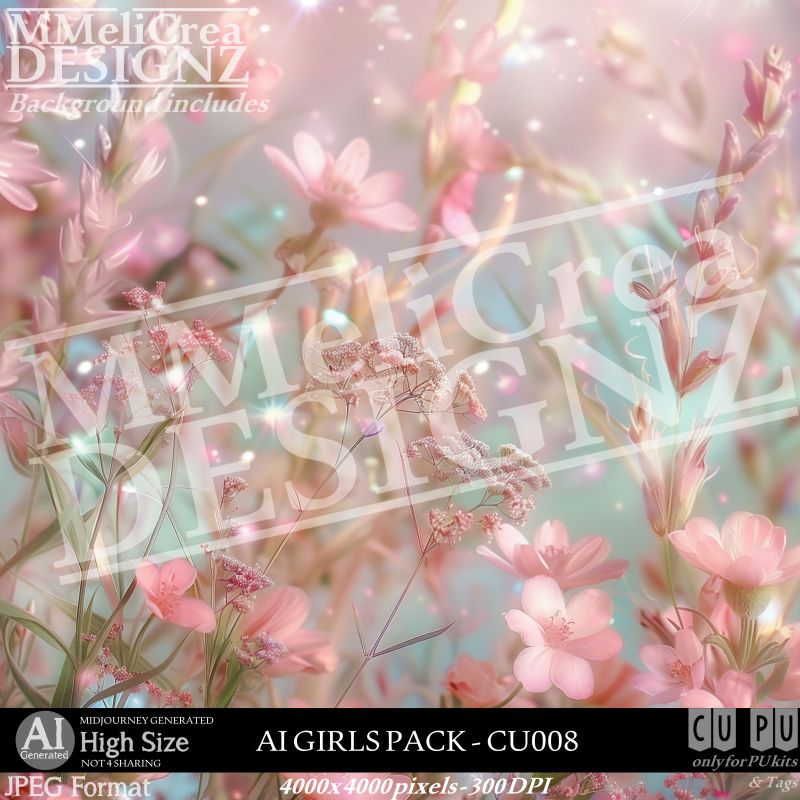 MMD - AI - GIRLS PACK - CU008