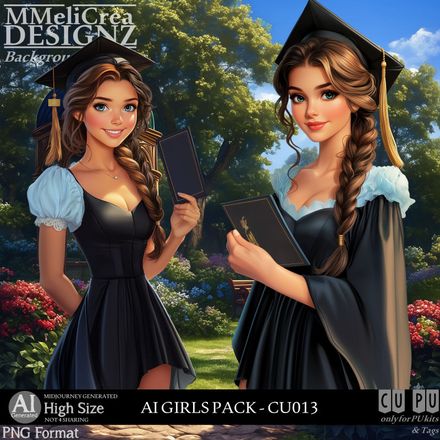 MMD - AI - GIRLS PACK - CU013