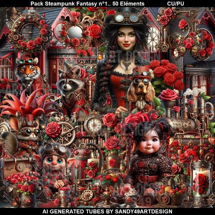 SAD - Pack Steampunk Fantasy N°1