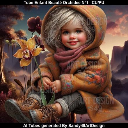 SAD - Tube Enfant Beauté Orchidée N°1