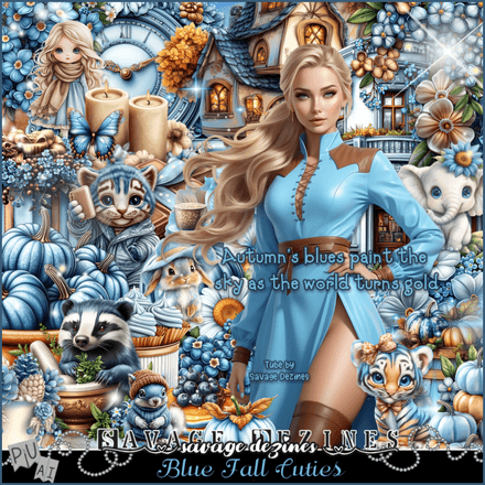 SD - Blue Fall Cuties Kit