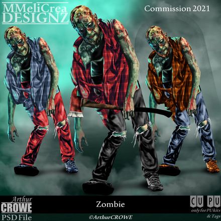 MMD - CLASSIC - Tube - CU Zombie (PSD Format)