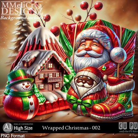 MMD - AI - Wrapped Christmas - CU002