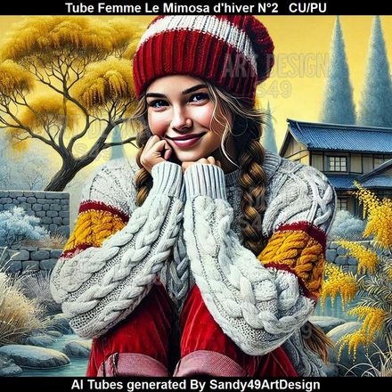SAD - Tube Femme Le Mimosa d&#x27;hiver N°2