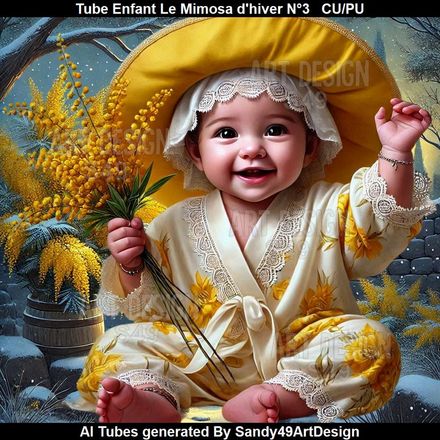 SAD - Tube Enfant Le Mimosa d&#x27;hiver N°3