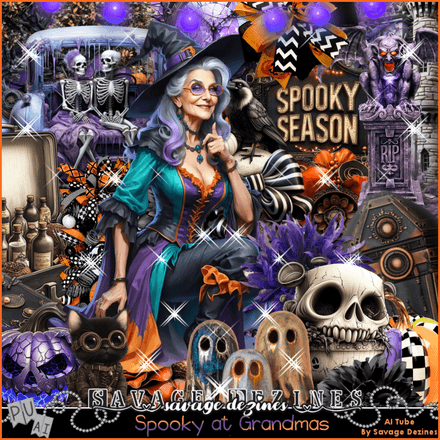 SD-Spooky At Grandmas Kit