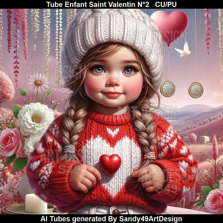 SAD - Tube Enfant Saint Valentin N°2