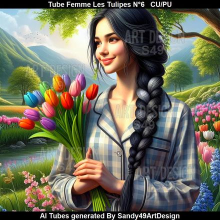 SAD - Tube Femme Les Tulipes N°6