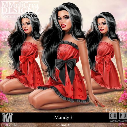 MMD - CLASSIC - Tube - CU Mandy 3 (PNG Format)