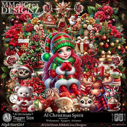 MMD - PU - AI - Christmas Spirit