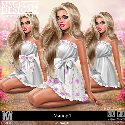 MMD - CLASSIC - Tube - CU Mandy 1 (PNG Format)