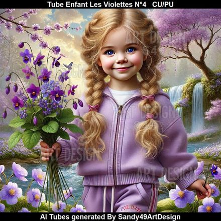 SAD - Tube Enfant Les Violettes N°4
