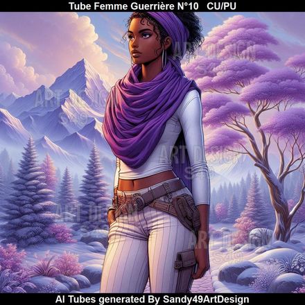 SAD - Tube Femme Guerrière N°10
