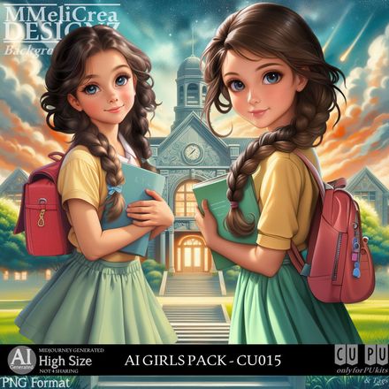 MMD - AI - GIRLS PACK - CU015