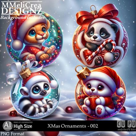 MMD - AI - XMas Ornaments - CU002