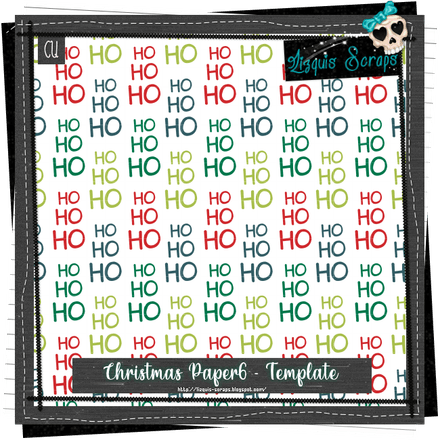 LS-Christmas Paper6 template