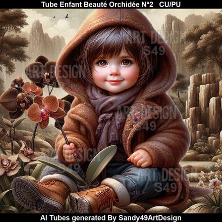 SAD - Tube Enfant Beauté Orchidée N°2