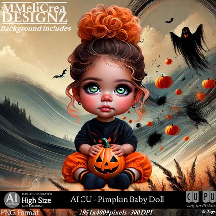MMD - AI - CU PUmpkin Baby Doll