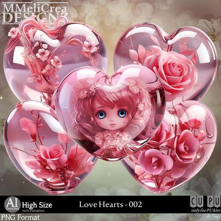 MMD - AI - Love Hearts - CU002