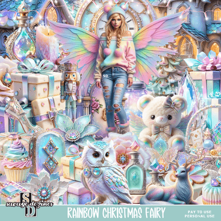 SD - Rainbow Christmas Fairy Kit