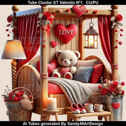 SAD - Tube Cluster Saint Valentin N°1