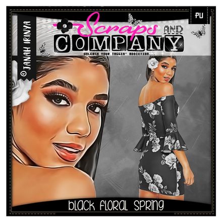 Jiri - Black Floral Spring