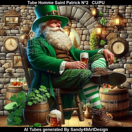 SAD - Tube Homme Saint Patrick N°2