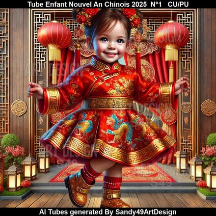 SAD - Tube Enfant Nouvel An Chinois 2025  N°1