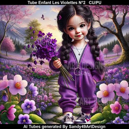 SAD - Tube Enfant Les Violettes N°2