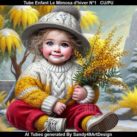 SAD - Tube Enfant Le Mimosa d&#x27;hiver N°1