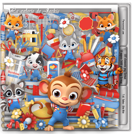 GJ-PU Kit School Critters FS