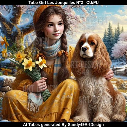 SAD - Tube Girl Les Jonquilles N°2