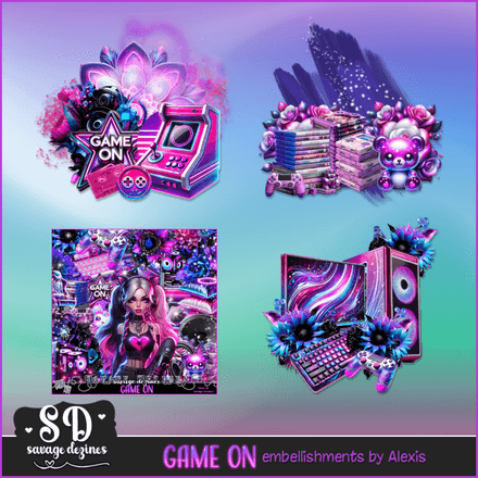 SD - Game On Embellishments