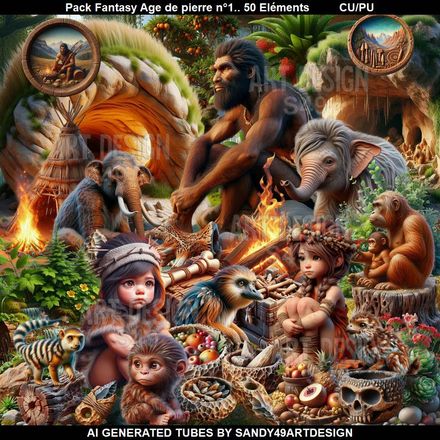 SAD - Pack Fantasy Age de pierre N°1
