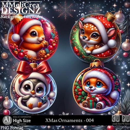 MMD - AI - XMas Ornaments - CU004
