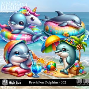 MMD - AI - Beach Fun Dolphins - CU002