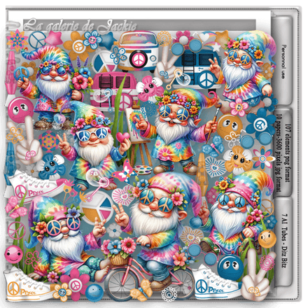 GJ-Kit Peace And Love Gnomes FS