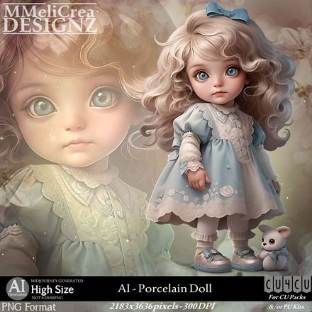 MMD - AI - CU4CU - Porcelain Doll