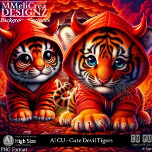 MMD - AI - CU Cute Devil Tigers