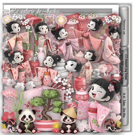 GJ-PU Kit Geisha Dolls FS