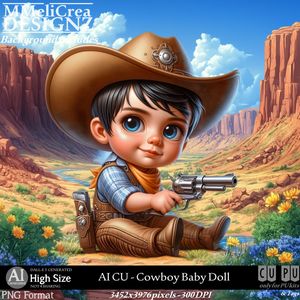 MMD - AI - CU Cowboy Baby Doll