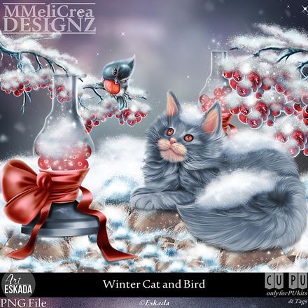 MMD - CLASSIC - CU Winter Cat &amp; Bird