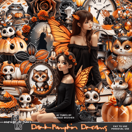 SD - Dark Pumpkin Dreams Kit