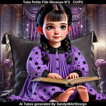 SAD - Tube Petite Fille rêveuse N°2