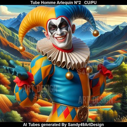 SAD - Tube Homme Arlequin N°2