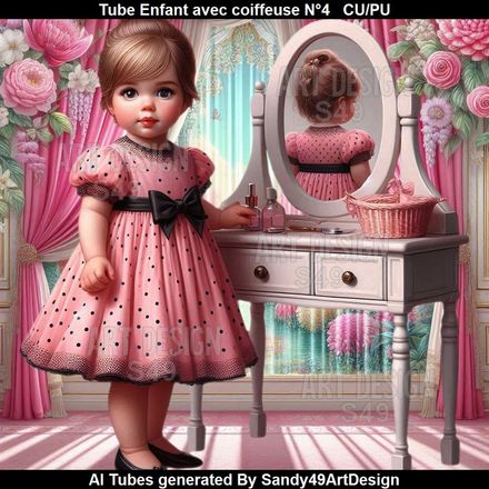 SAD - Tube Enfant avec coiffeuse N°4