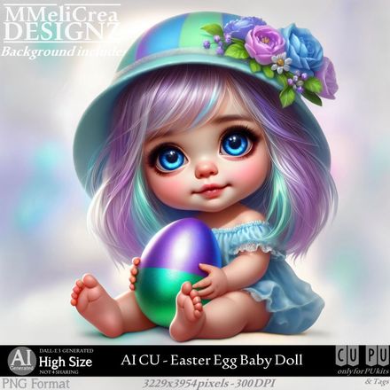 MMD - AI - CU Easter Egg Baby Doll