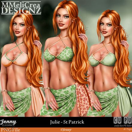 MMD - CLASSIC - Tube - CU Julie St Patrick (PNG Format)