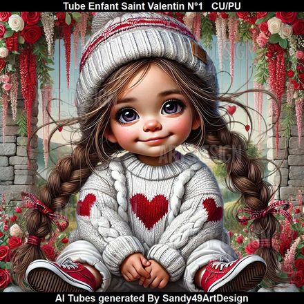 SAD - Tube Enfant Saint Valentin N°1